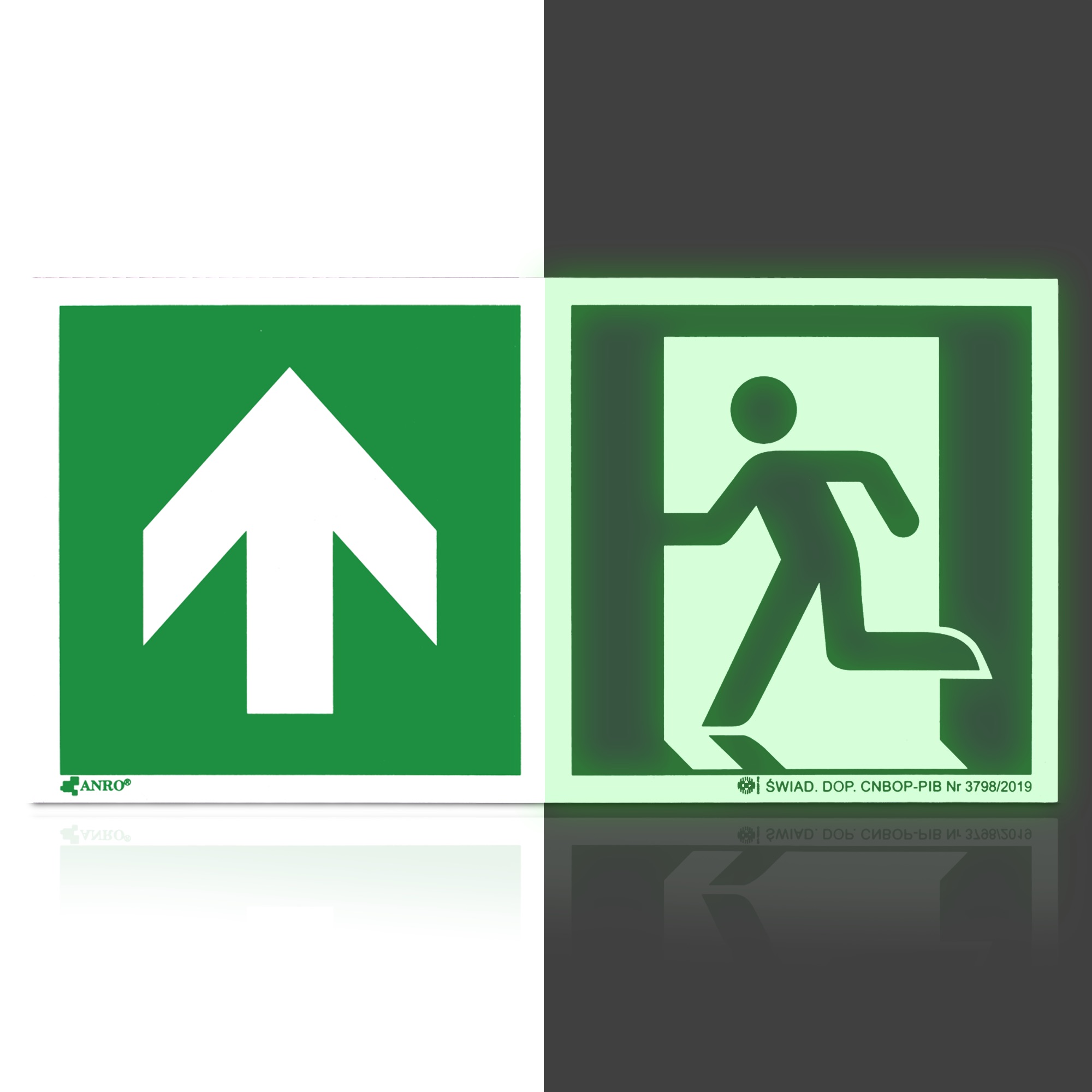 Kierunek do wyjścia w lewo na wprost2