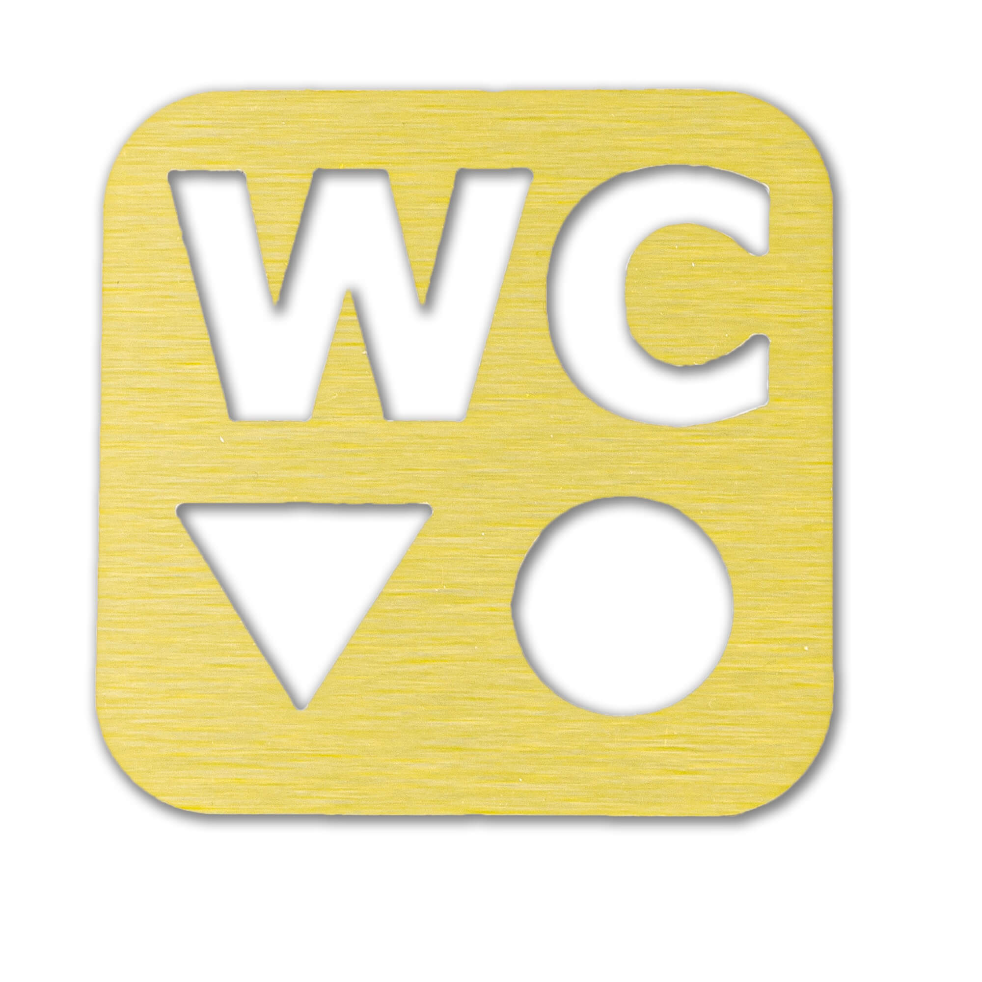 PIKTOGRAM-WC-KOŁO-TRÓJKĄT-ZŁOTY-1