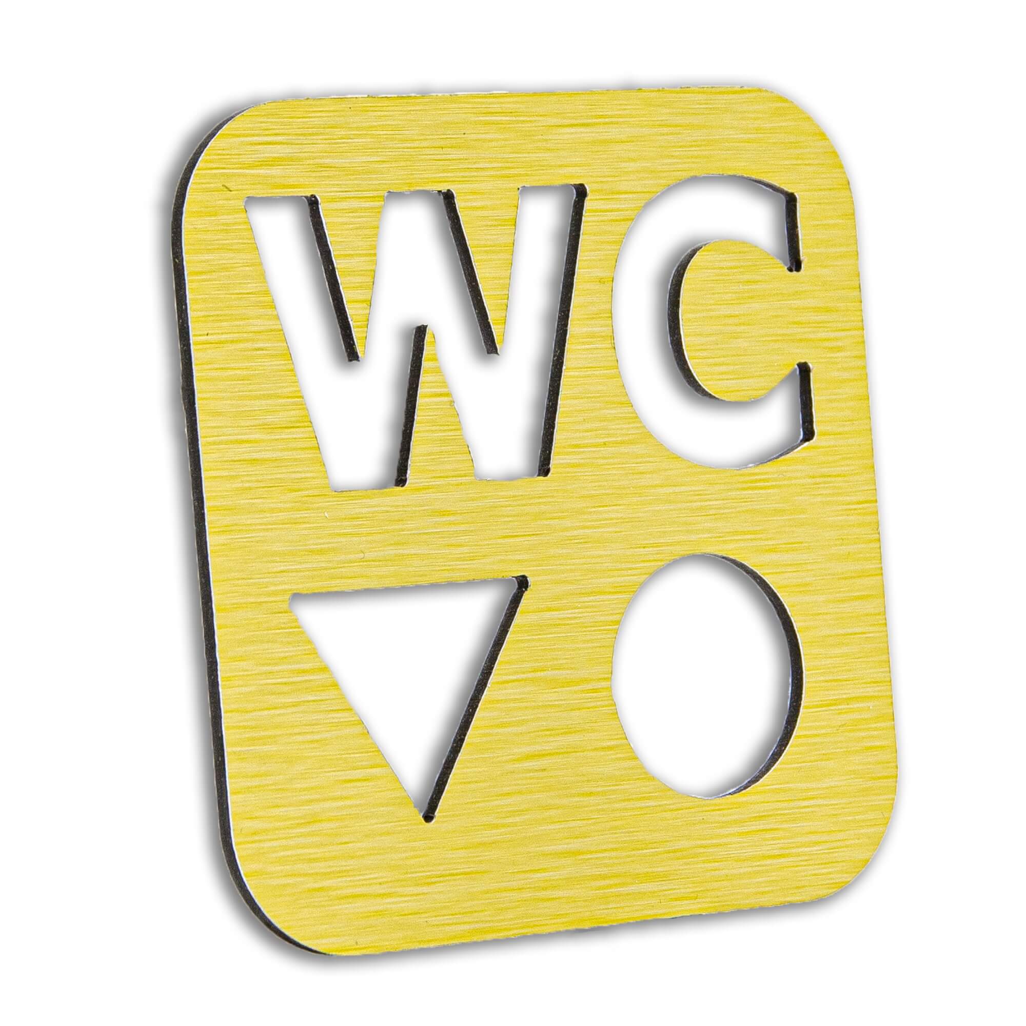 PIKTOGRAM-WC-KOŁO-TRÓJKĄT-ZŁOTY-2