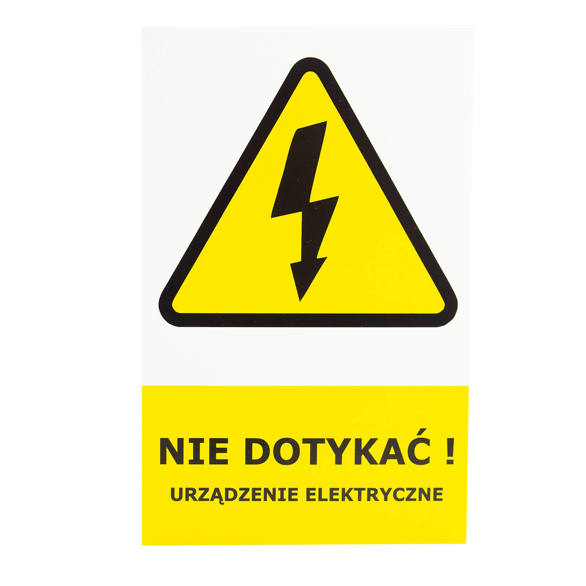 TABLICZKA OSTRZEGAWCZA NIE DOTYKAĆ -1