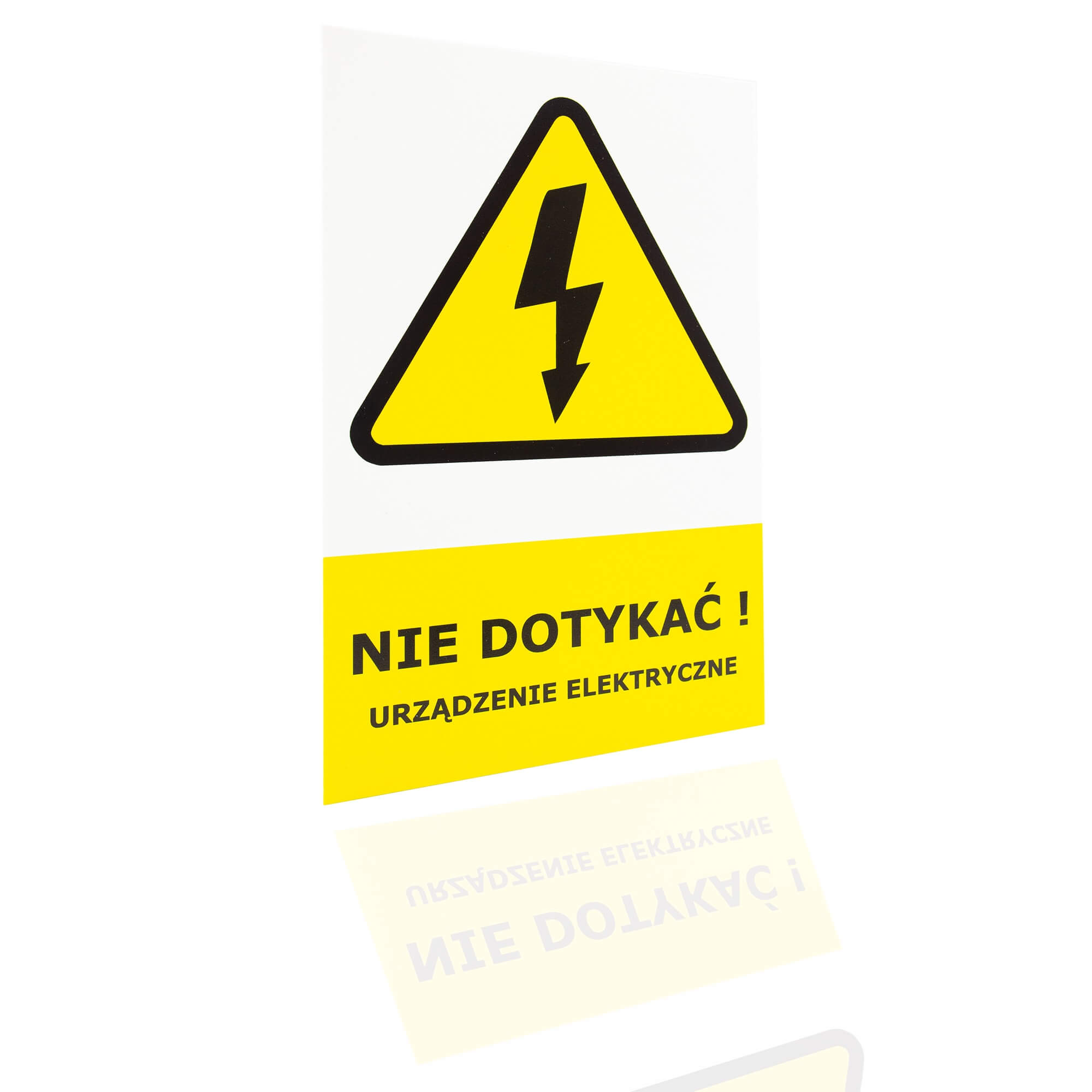 TABLICZKA OSTRZEGAWCZA NIE DOTYKAĆ -3