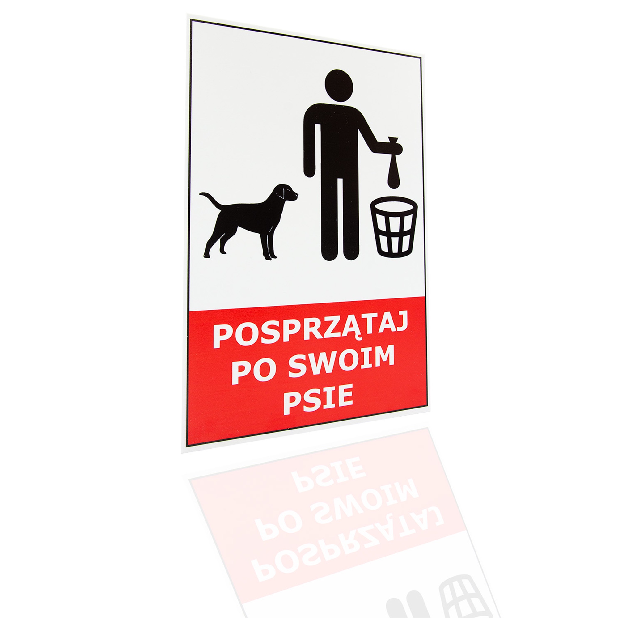 TABLICZKA POSPRZĄTAJ PO SWOIM PSIE -1