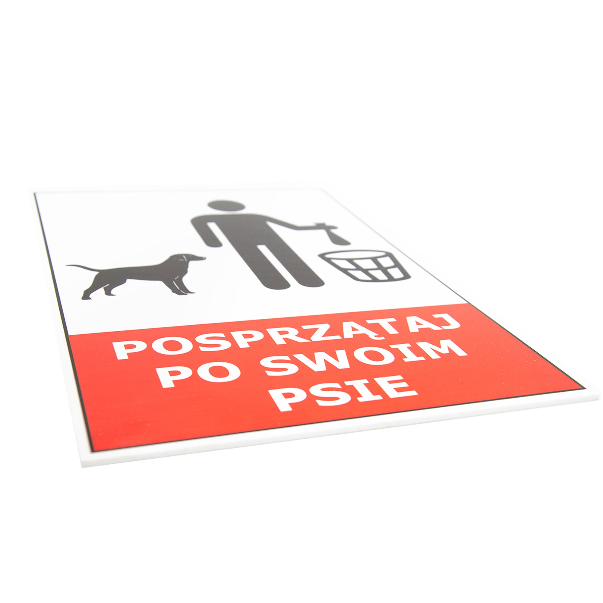 TABLICZKA POSPRZĄTAJ PO SWOIM PSIE -2